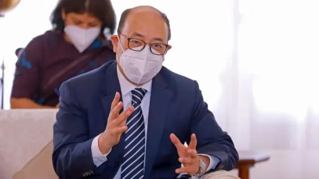 இந்திய வெளியுறவுத் துறைச் செயலர் ஹர்ஷ்வர்தன் ஷ்ரிங்கலா