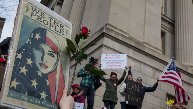 Protesta contra Trump