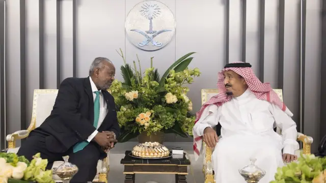 Madaxweynaha Jabuuti iyo boqorka Sacuudiga