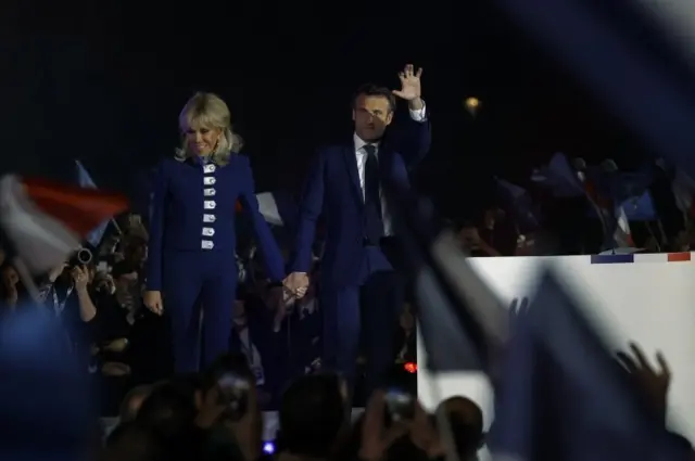 ประธานาธิบดีฝรั่งเศสและภริยา