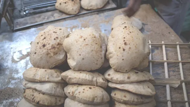أرغفة خبز في مصر.