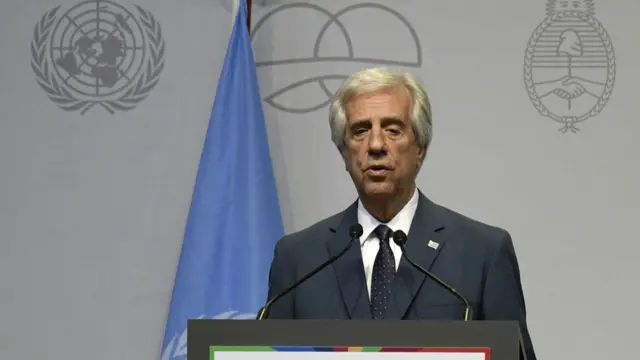 presidente de Uruguay, Tabaré Vázquez,