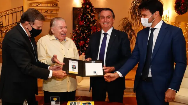 Silvio Santos e Bolsonaro