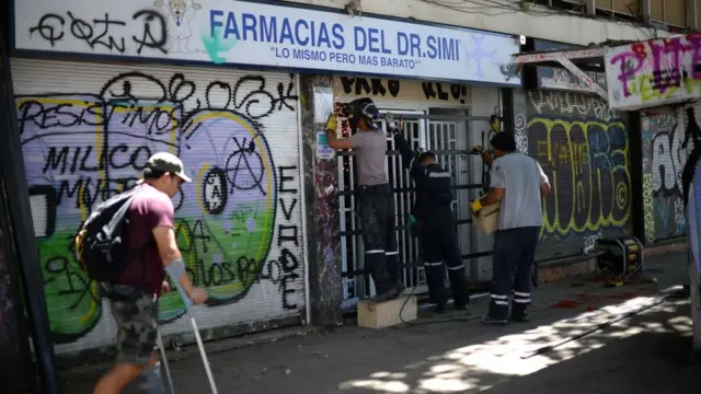 Farmácia no Chile