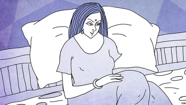 એકલી સ્ત્રીની તસવીર