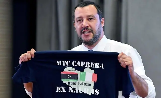 El ministro del Interior italiano, Matteo Salvini