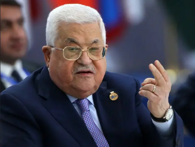 الرئيس الفلسطيني محمود عباس.