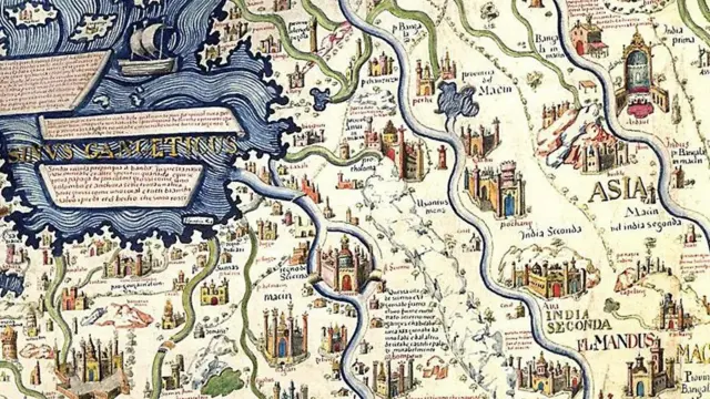 جانب من الخريطة