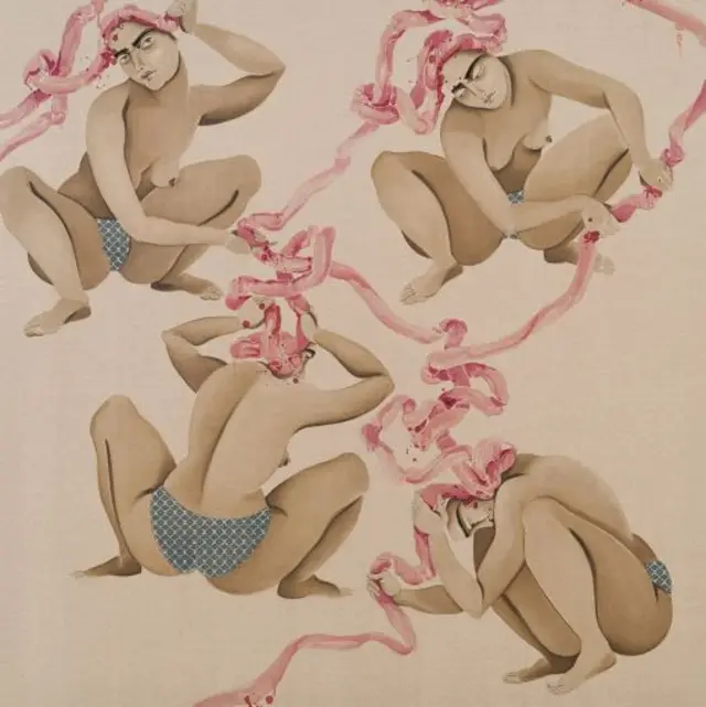 Гайв Кахраман, "Переплетення з торші №2"