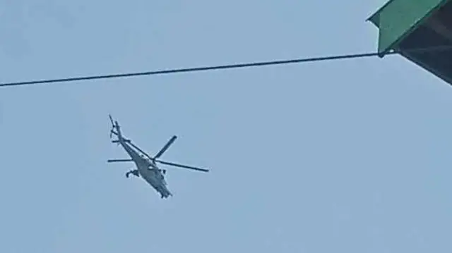  ရဟတ်ယာဥ်နဲ့ သာစည်ရွာကို ပစ်ခတ်တယ်လို့‌ပြော