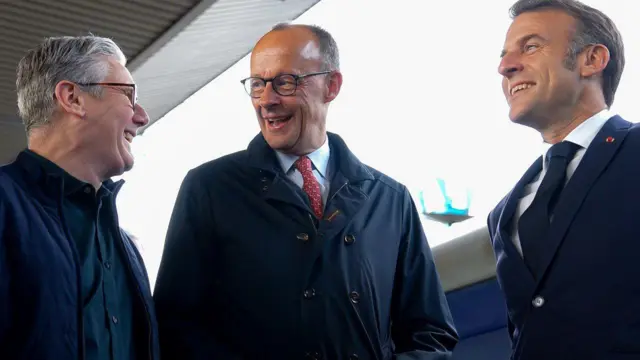 Стармер, Мерц і Макрон 