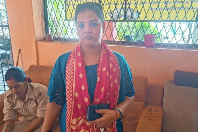 शिक्षिका जिन पर छात्रा ने लगाया है आरोप. 