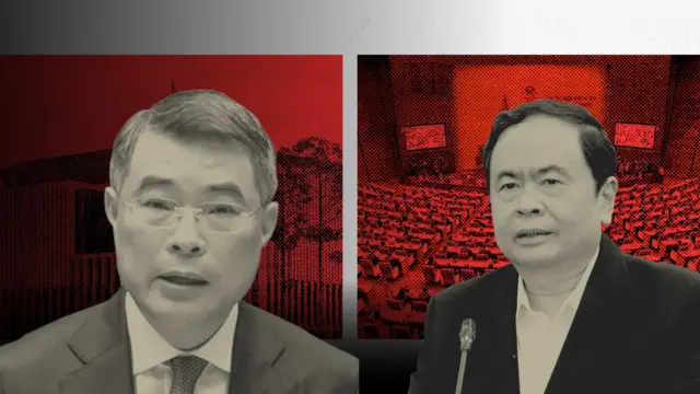 Hình ông Lê Minh Hưng và ông Trần Thanh Mẫn