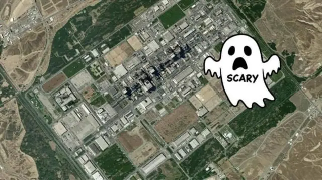 تصویر ماهواره‌ای با گرافیک روح که عباس عراقچی در شبکه ایکس همرسانی کرده است