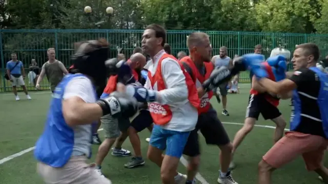 Ruska nacionalna grupa je organizovala sportske događaje u Moskvi