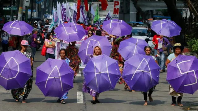 Filipinler'de kadın yürüyüşü