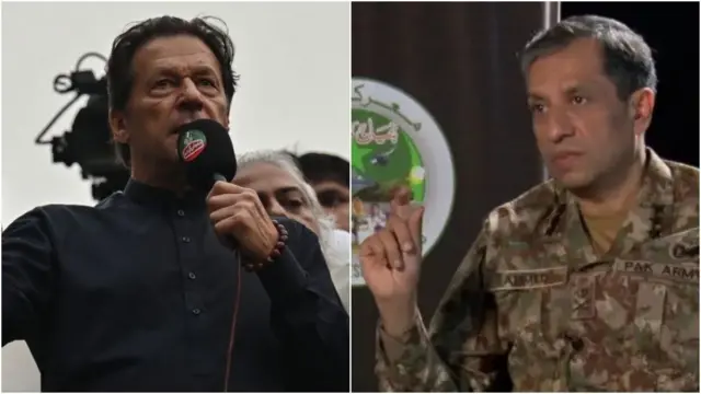 عمران خان, ڈی جی آئی ایس پی آر