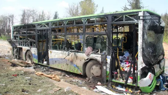 சிரியா பேருந்து தாக்குதல்; கொல்லப்பட்டர்வர்களில் 68 பேர் குழந்தைகள்