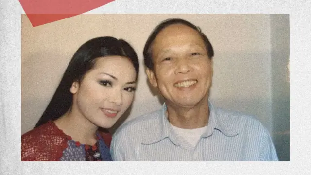 Ca sĩ Như Quỳnh và cha, ông Lê Văn Chánh