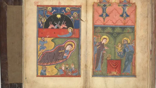 Di Four gospels for Armenian, from di 15th century.
