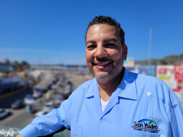 Jason Wells, director ejecutivo de la Cámara de Comercio de San Ysidro