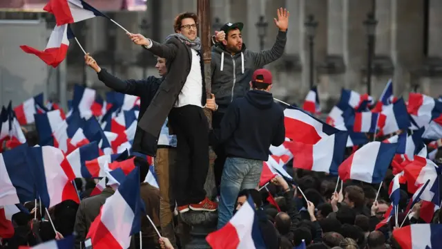 сторонники Макрона