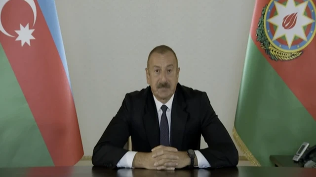 İlham Əliyev Cəbhədə döyüşlər Müharibə başlayıb müharibə başlayır Füzuli alınıb Ağdamda döyüşlər Cəbrayılda döyüşlər