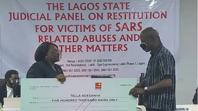 Ọkan lara awọn to gba sọwedowo