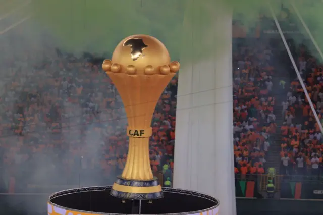 Àwọn àwòrán láti ibi ayẹyẹ ìṣíde ìdíje AFCON