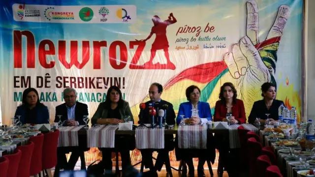 Nevruz günü HDP'liler