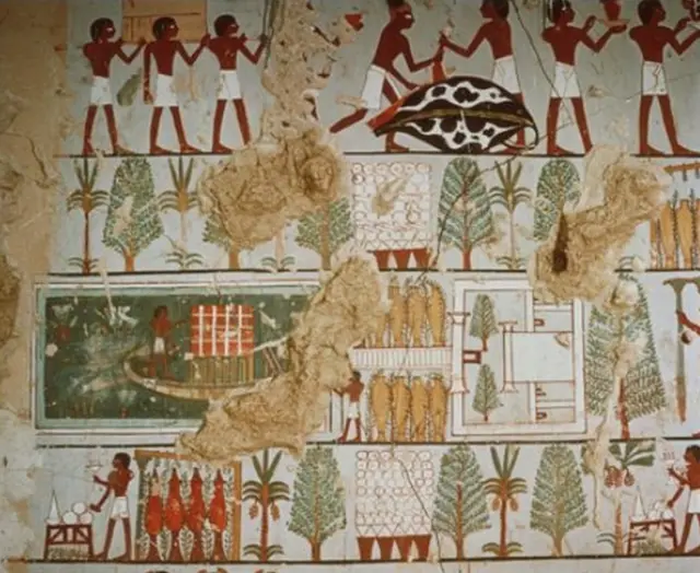 મિસરની સંસ્કૃતિ દરમિયાન દોરેલાં ચિત્રો