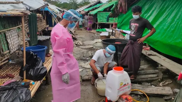 စစ်ဘေးရှောင်ဒုက္ခသည်ပေါင်း ၁ သိန်းခွဲခန့်ရှိခဲ့