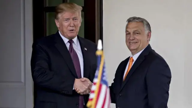 Доналд Трамп и Виктор Орбан