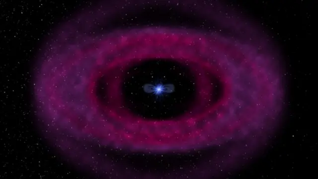 Ilustración de una enana blanca