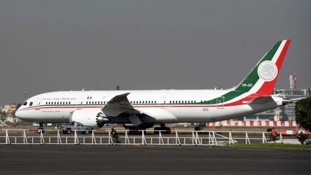 El Boeing 787 del gobierno de México