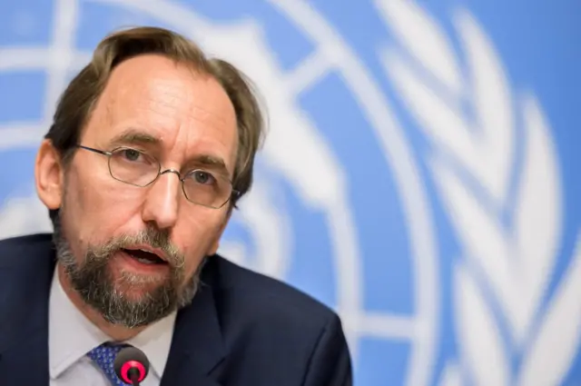 ఐక్యరాజ్యసమితి మానవ హక్కుల హైకమిషనర్ జీడ్ రాద్ అల్ హుస్సేన్