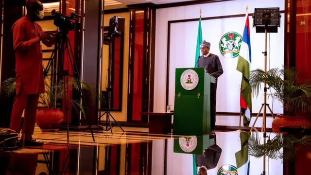 Aworan aarẹ Buhari