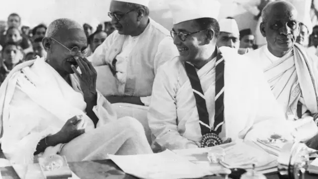 गांधी बोस और पटेल