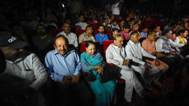 Viongozi na wafuasi wa BJP walihudhuria onesho maalum la filamu hiyo huko Delhi hivi karibuni