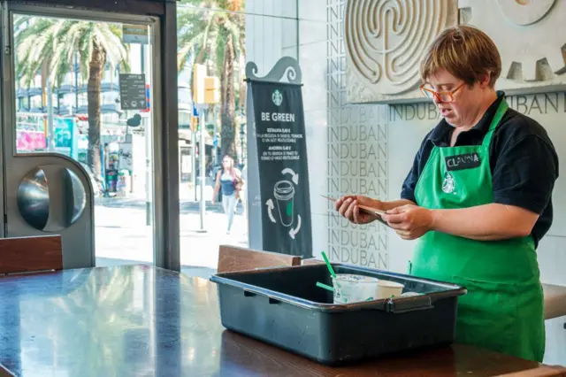 Mwajiriwa mwenye Down's syndrome