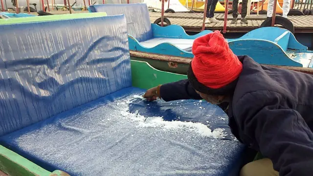 શિયાળો, આબુ, રાજસ્થાન, ગુજરાત, હવામાન, ઠંડી, બરફ