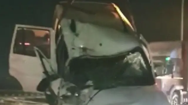 ਪੁਲਿਸ ਅਨੁਸਾਰ ਦੀਪ ਸਿੱਧੂ ਦੀ ਕਾਰ ਇੱਕ 22 ਟਾਇਰ ਦੇ ਟਰਾਲੇ ਵਿੱਚ ਟਕਰਾਈ ਸੀ