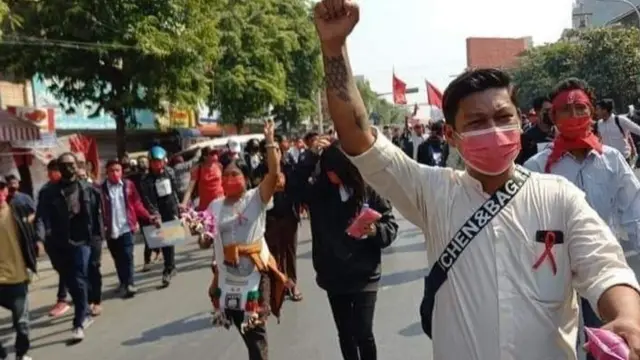 စစ်တပ်အာဏာသိမ်းပြီးနောက်မန္တလေးဆန္ဒပြပွဲတွေမှာအမြဲလိုလိုတက်ကြွပါဝင်ခဲ့သူ