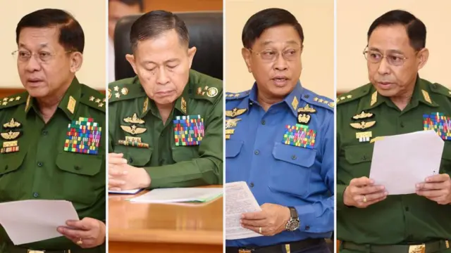 စုစုပေါင်း ၈ ဦးတက်‌ရောက်တဲ့ ကာလုံအစည်းအဝေးမှာ ၇ ဦးက စစ်ဗိုလ်ချုပ်တွေ ဖြစ်