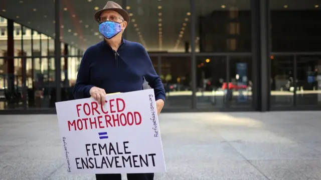अमेरिका में गर्भपात क़ानून का विरोध