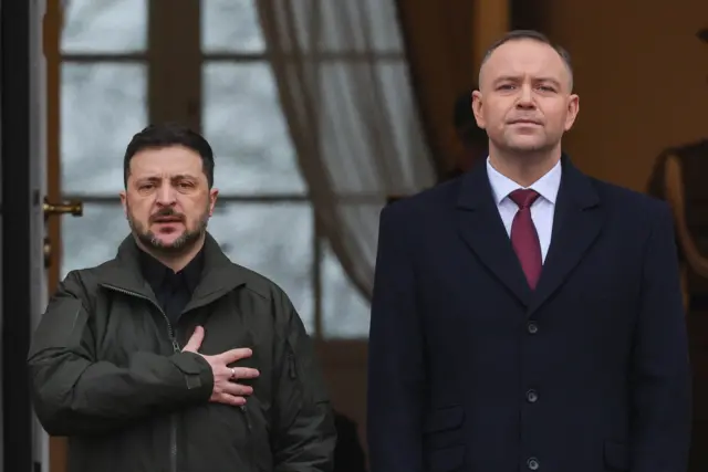 Владимир Зеленский и Кароль Навроцкий