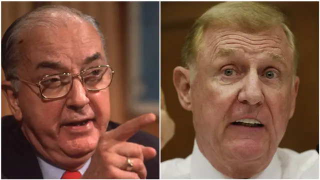 Jesse Helms y Dan Burton