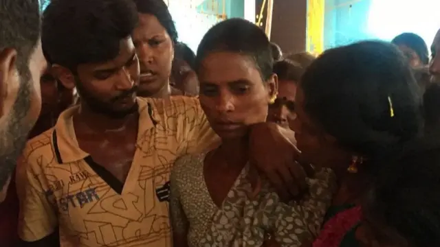 પ્રદીપાના માતા અને ભાઈ