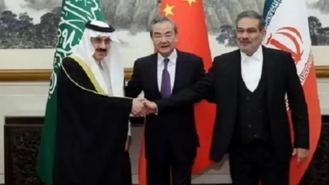 Wang Yi, mwanadiplomasia mkuu wa China akisimamia makubaliano kati ya Iran na Saudi Arabia