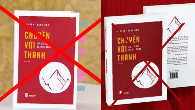 Sau khi chính quyền thu hồi sách và khởi tố tác giả Nguyễn Thành Nam, báo chí Việt Nam đã gạch chéo sách hình sách Chuyện với Thanh khi đưa tin liên quan